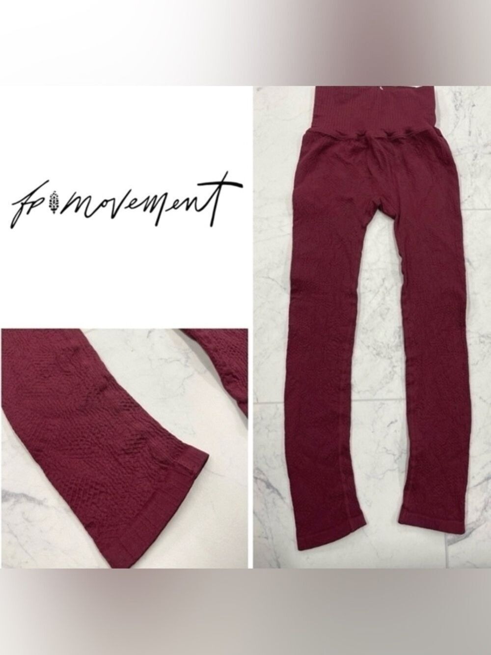 Free People Movement Good Karma Tile Textured Legging - Picture 1 of 5